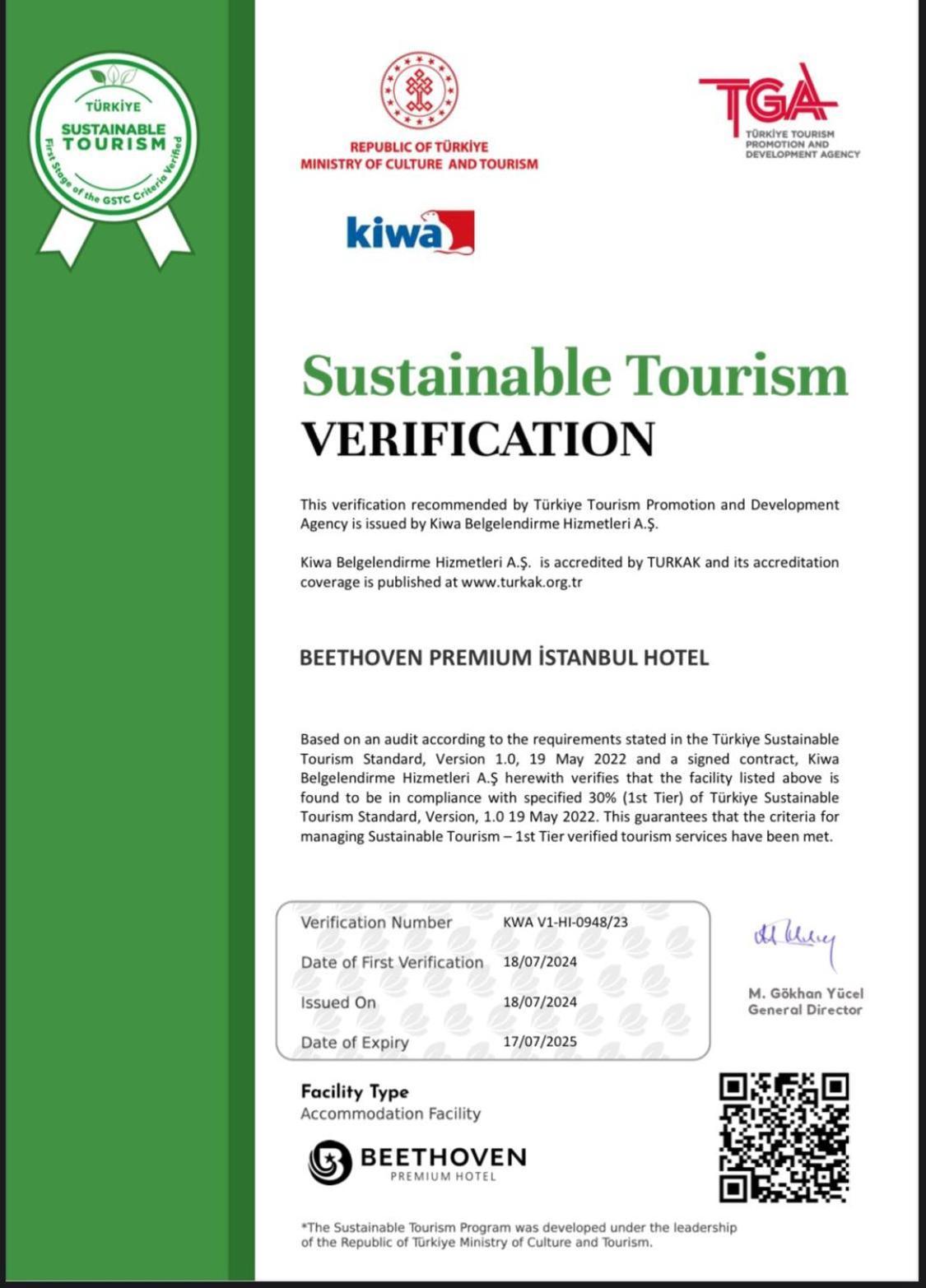 Beethoven Premium Hotel Стамбул Екстер'єр фото